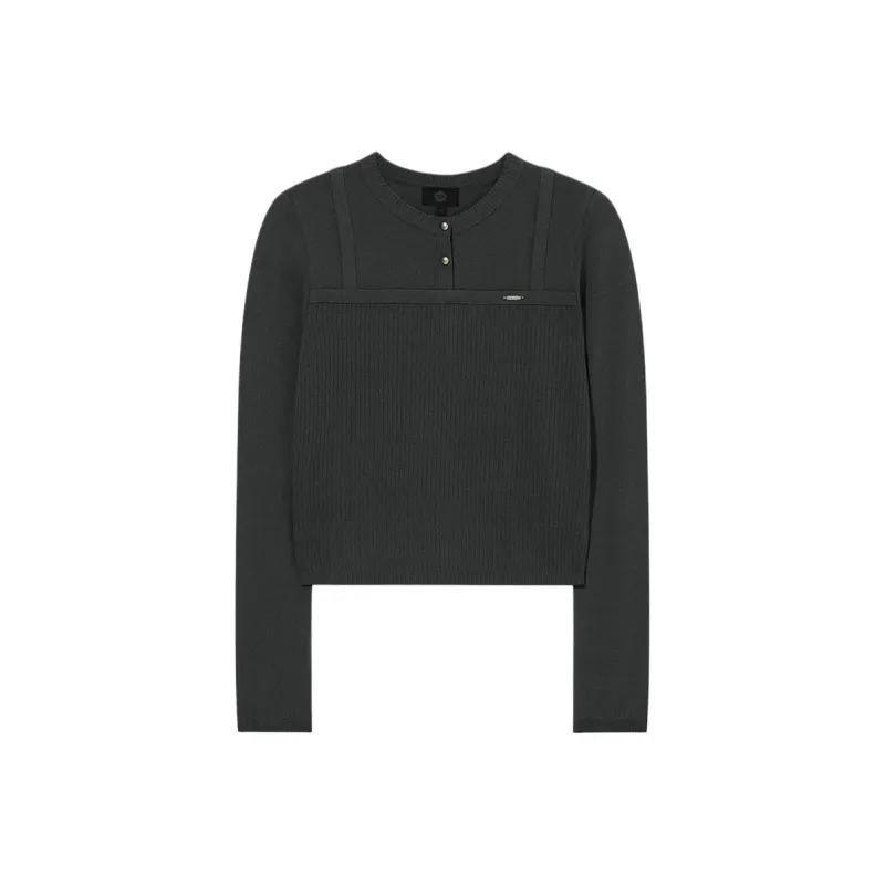 COVERNAT Knitwear Women's Charcoal Gray-0