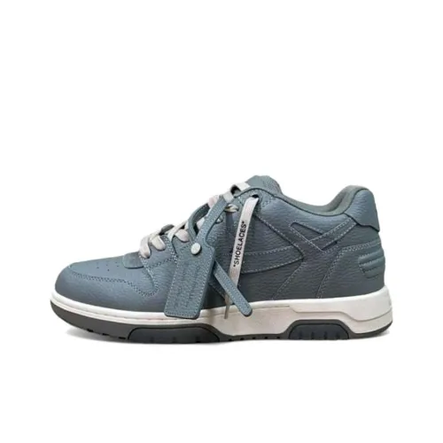 OFF WHITE Out Of Office Ooo Low Tops Blue White