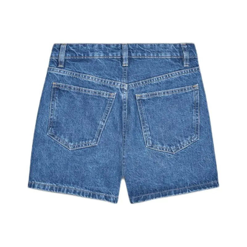 ZARA Trf Denim Shorts Women's Sea Blue-1