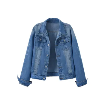 Ning Cai Yuer Jackets Coats Women's Light Blue