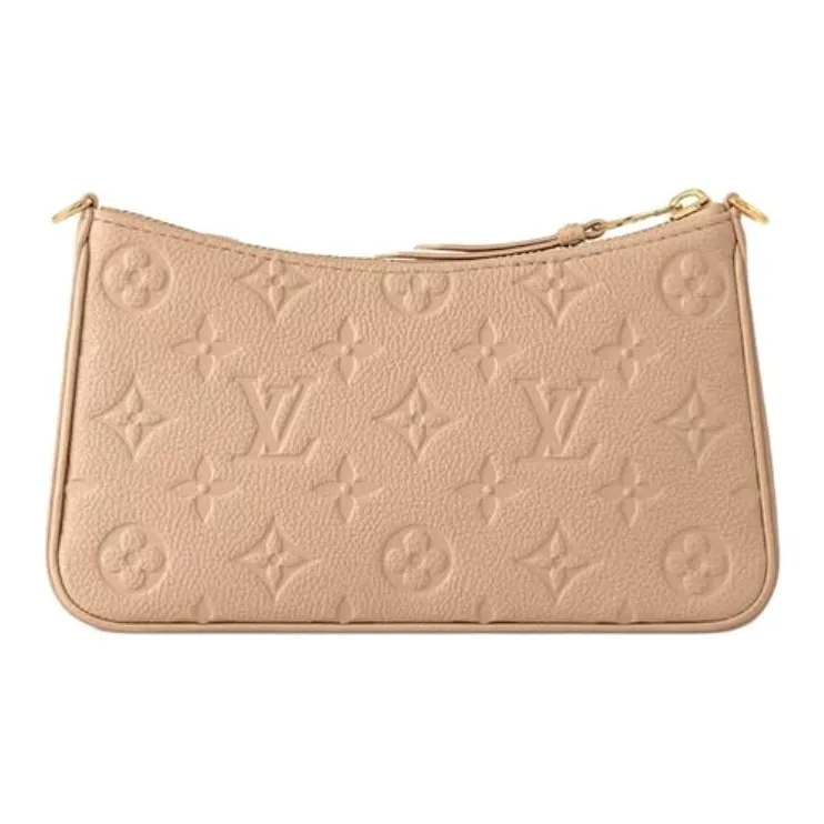 LOUIS VUITTON Embossed Grain Cow Leather Portable Crossbody Bag, Shoulder Bag Women's Sand-2
