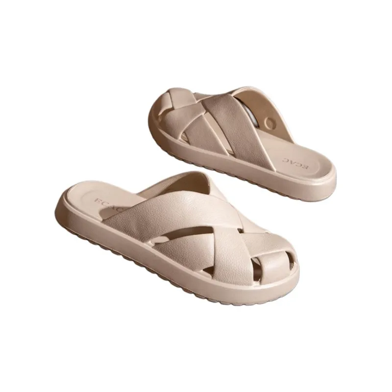 ALPLUME Slippers Dark Brown, White, Light Coffee-7