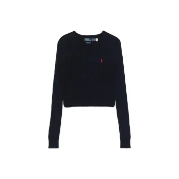 Polo Ralph Lauren Cable Knit Cropped Jumper