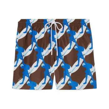 GUCCI SS25 Swimming Shorts Men's Blue