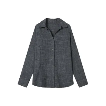 THE SEA LIFE Shirt Women's Denim Blue