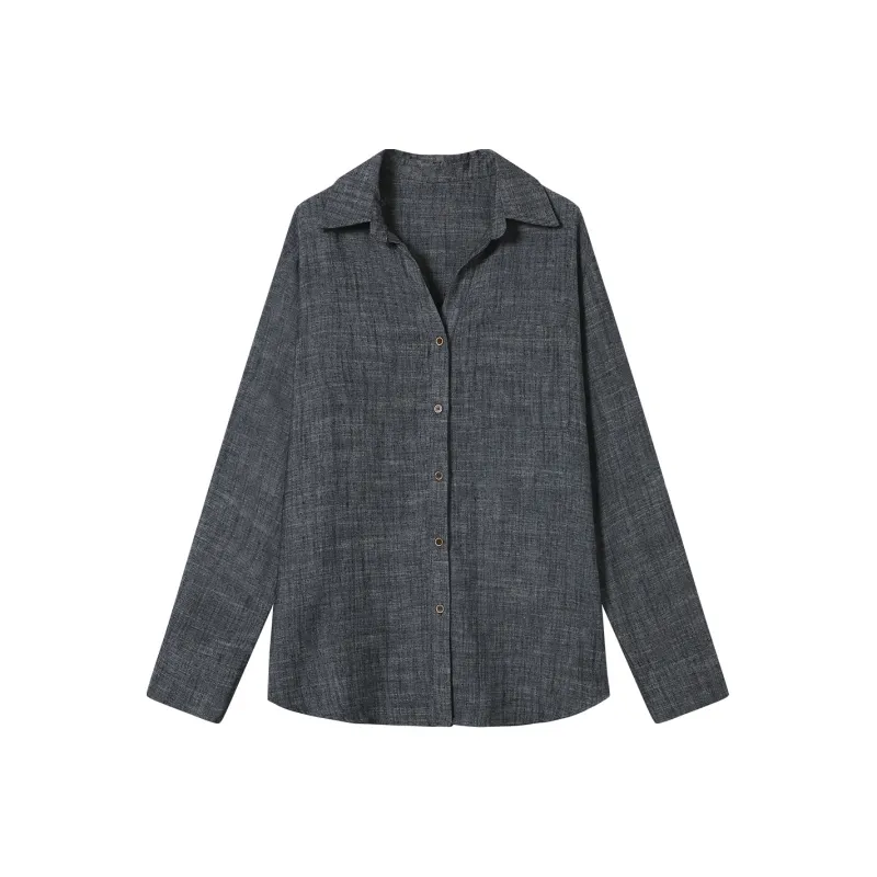 THE SEA LIFE Shirt Women's Denim Blue-0