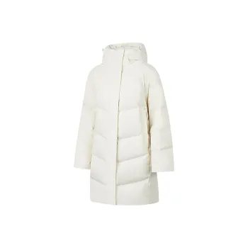 QIAODAN Variety Training Collection Down Jacket Women's Cream White