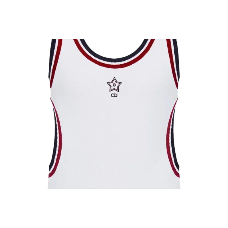 DIOR Vibe Sleeveless Dress Women's White-2
