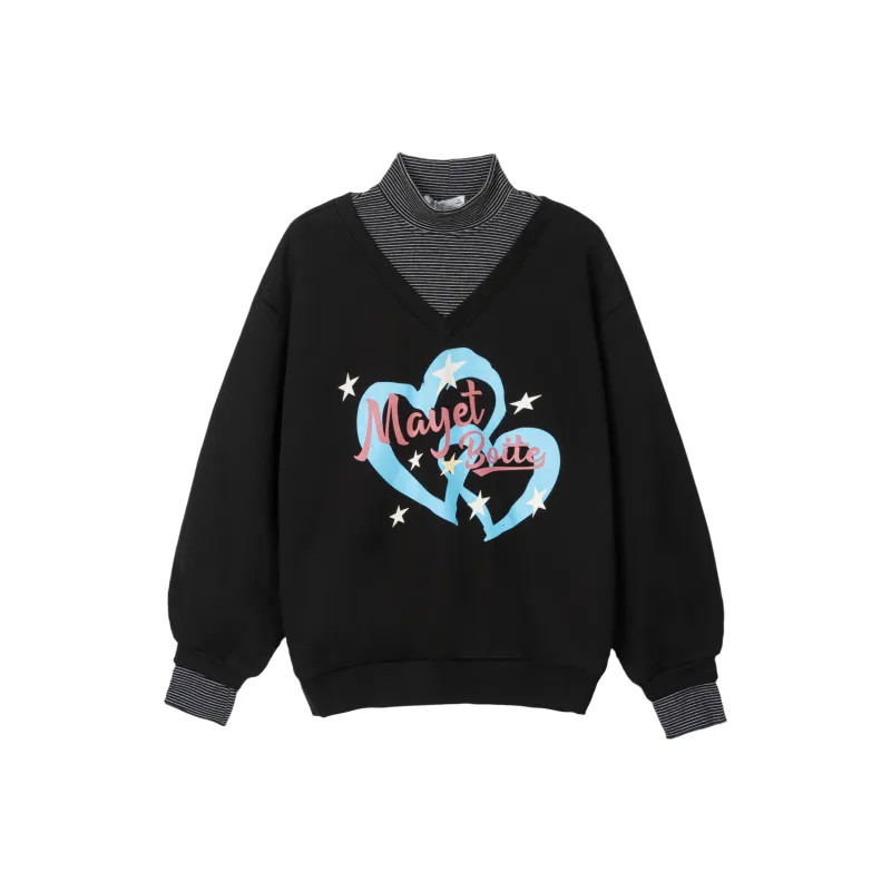 FAWENXIANGZI Sweatshirt Women's-0
