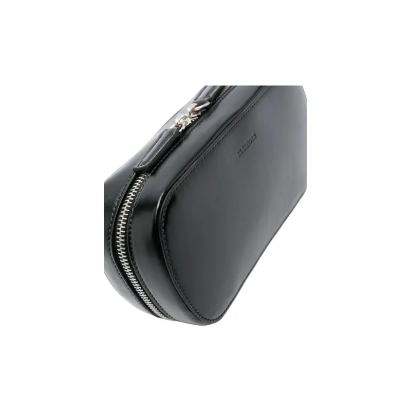 JIL SANDER Calfskin Fanny Pack Men's Black-2