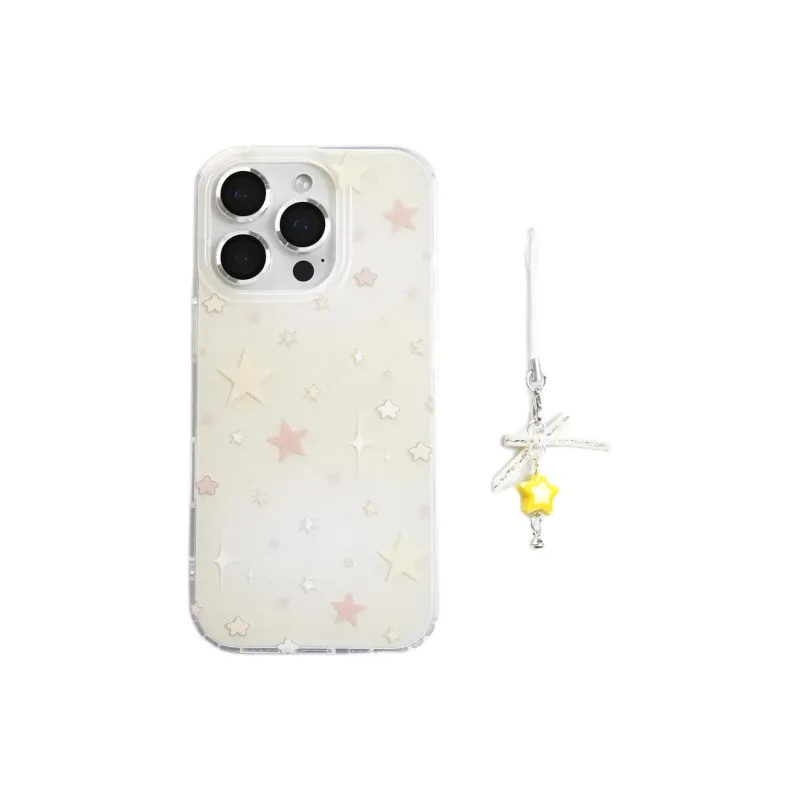 Sopi Acrylic Material Jellycat Moon Stars Stand Phone Cases Compatible With IPhone 16/15 Pro Max/Apple 13/14 Pro/Max-5