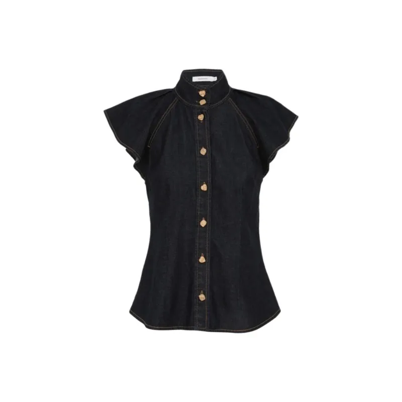 Zimmermann SS25 Shirt Women's Blue-0