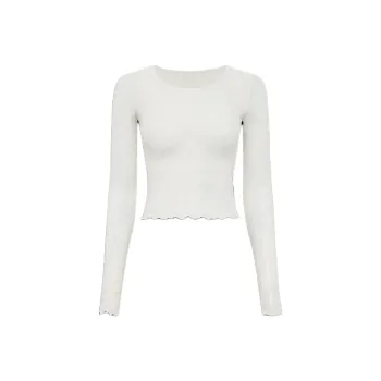 Marine Serre Mesh Cropped Top