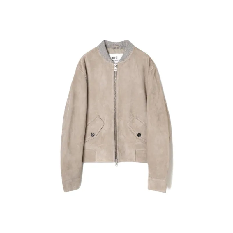 AMIPARIS Zipped Bomber Jacket-0