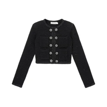 Self portrait Jackets & Coats Women's Classic Black