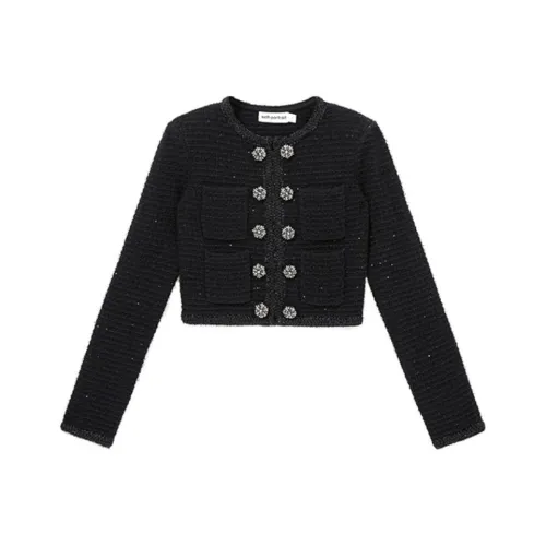Self portrait Jackets & Coats Women's Classic Black