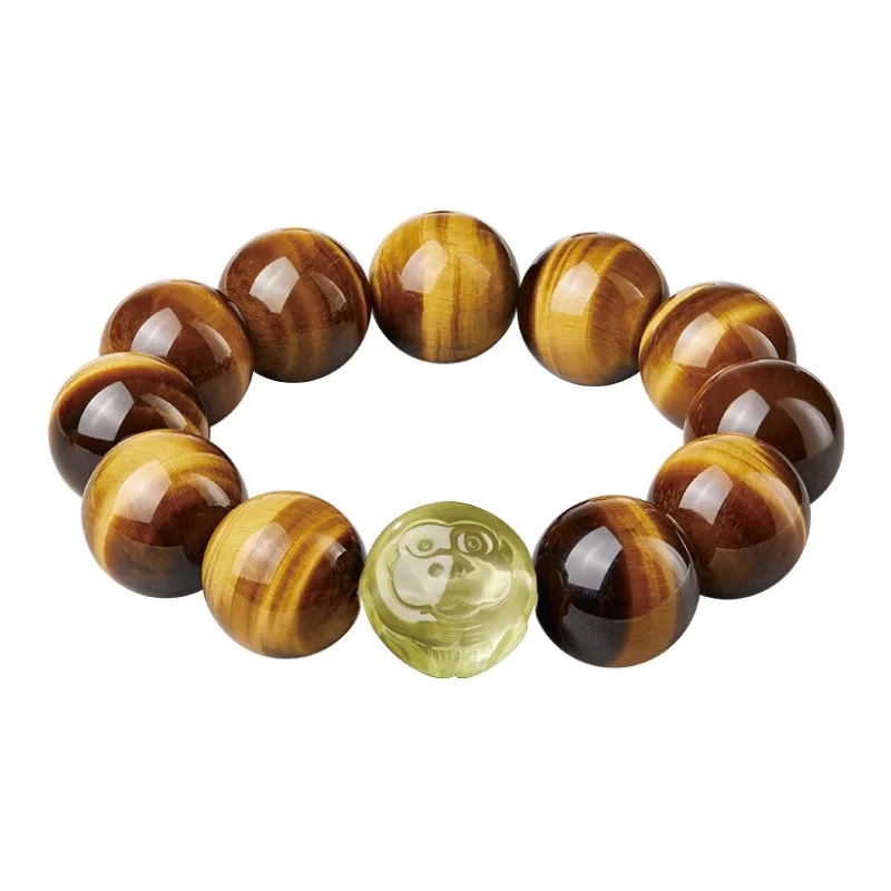 Yi Mingju Tiger's Eye Stone Bracelets Men's-12