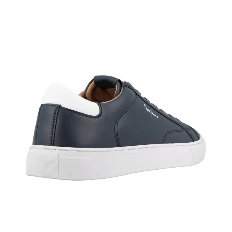 Pepe Jeans Abrasion Resistant Low Top Skateboard Shoes Men's Marine Blue-3
