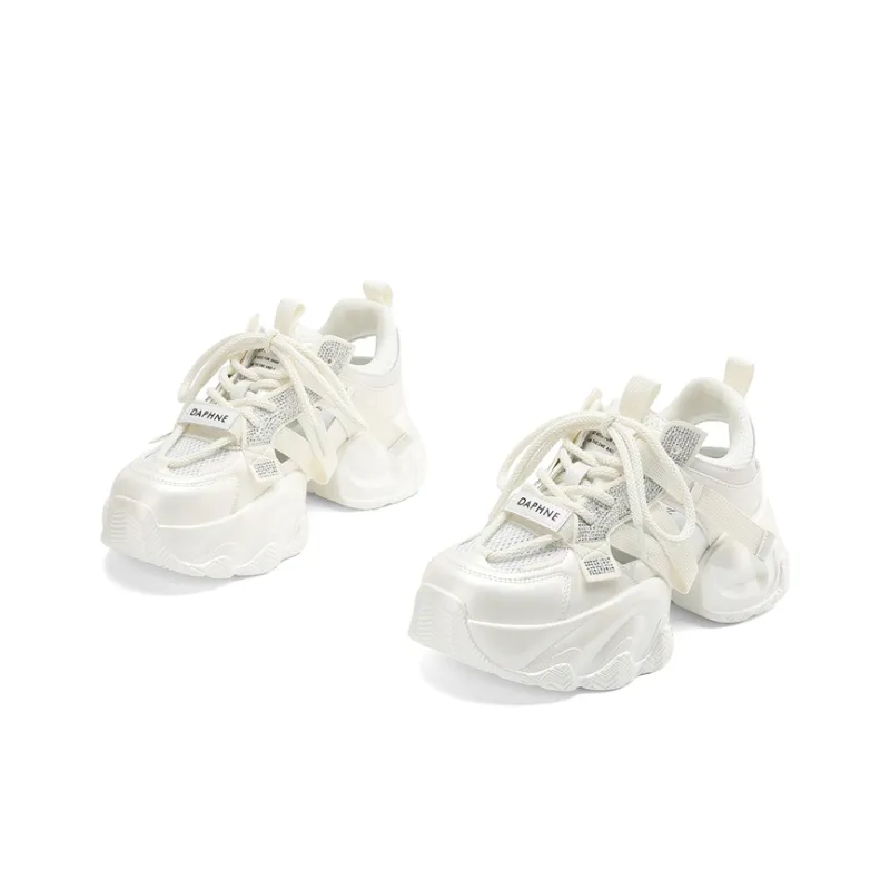 DAPHNE Waterproof Height Increase Low Top Chunky Sneakers Women's-2
