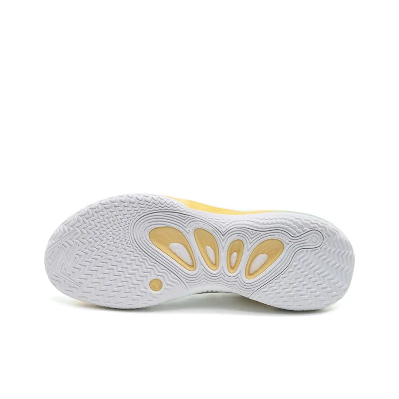 RIGORER Rieves Second Generation Basketball Shoes Men Low Top Lake Blue/Genuine White/Fondant Pink/Cheese Yellow-5