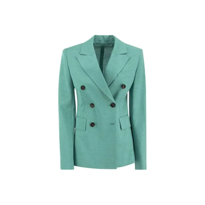 MaxMara Double Breasted Buttoned Blazer-0