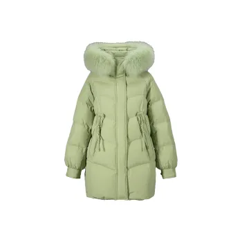 XIANGYING Down Jacket Women's Fruit Green
