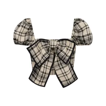 ARIADNAW STUDIO Shirt Women's Black Plaid