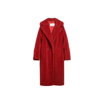 MaxMara Teddy Series Coats Women's Red