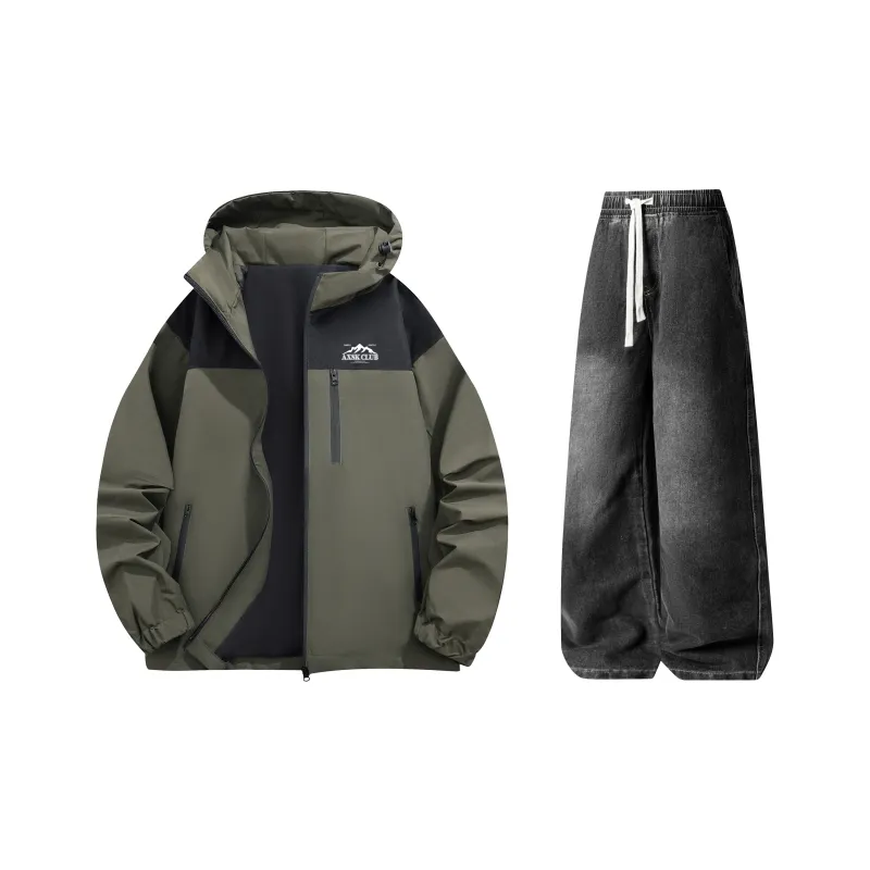A.X.S.K Casual Sportswear Unisex Black-12
