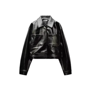 ZARA Jackets & Coats Women's Black