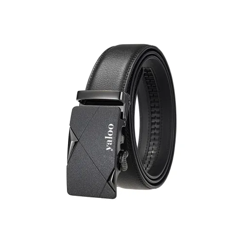 Yalu Cow Split Leather Belts Men's Width 3.5CM