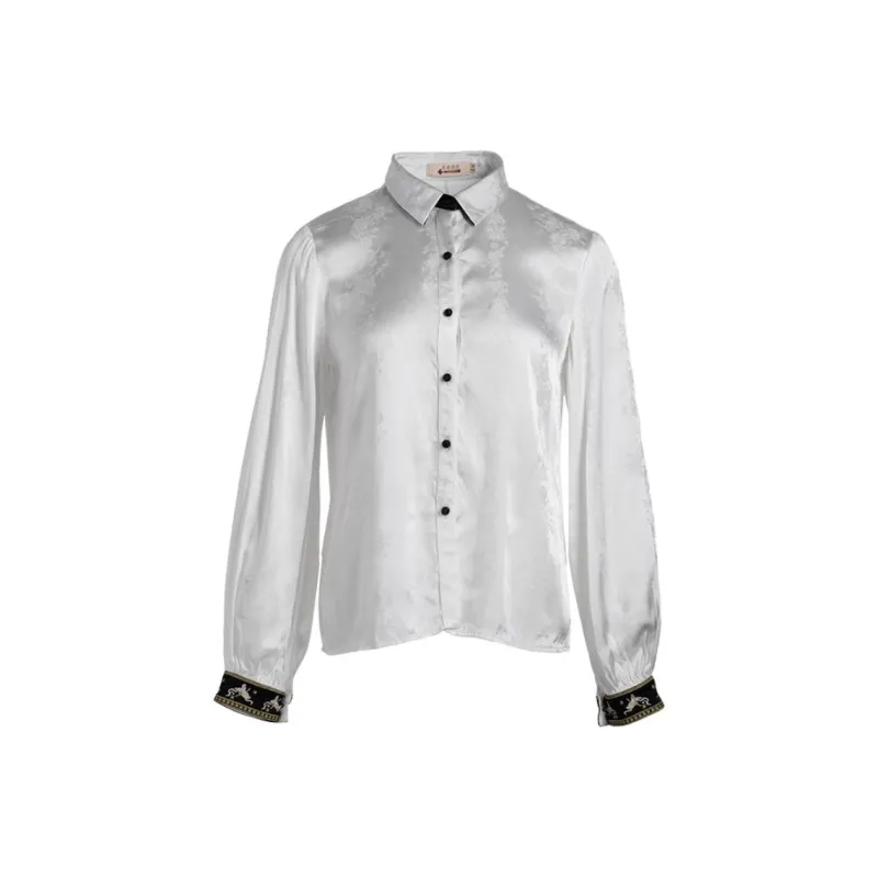 A LIFE ON THE LEFT Shirt Women's Ecru-0