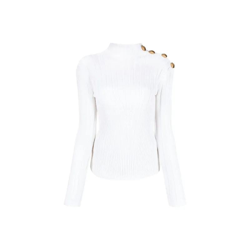 BALMAIN FW22 Sweater Women's White-0