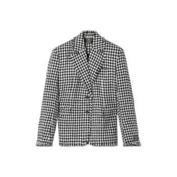 VERSACE VERSACE FW22 Business Suits Coats Women's Black White