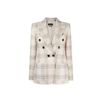 ISABEL MARANT Lenora Check print Double breasted Jacket