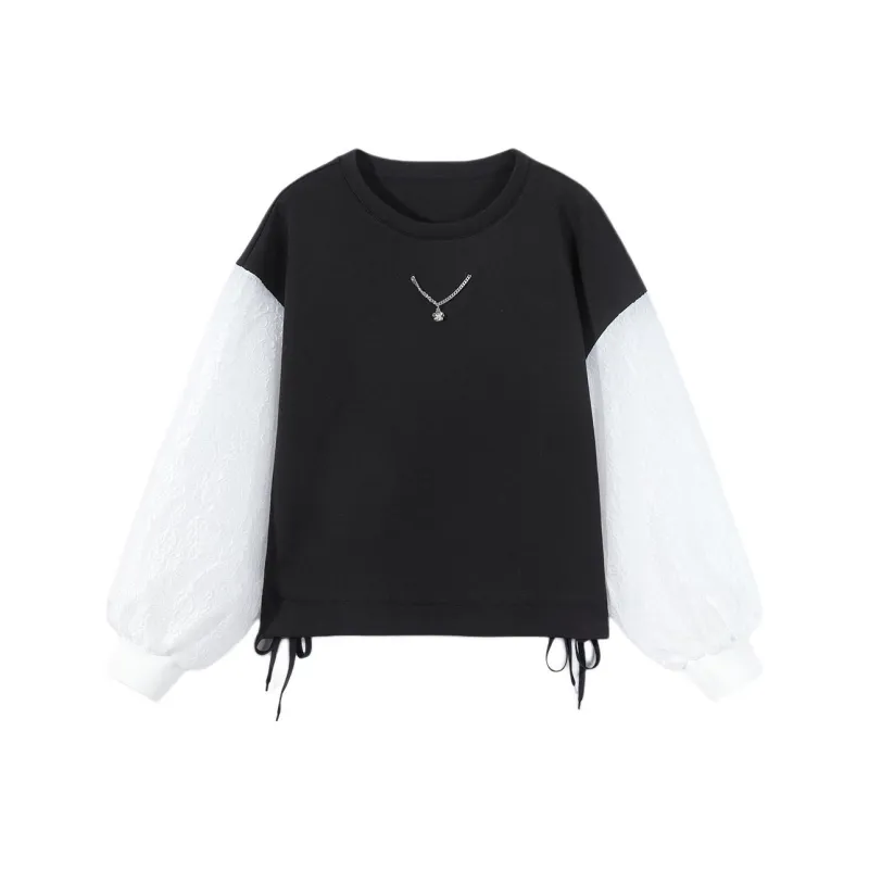EICHITOO Sweatshirt Women's Black Trim-0