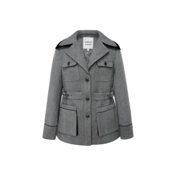 LULUALWAYS Jackets Coats Women's Gray