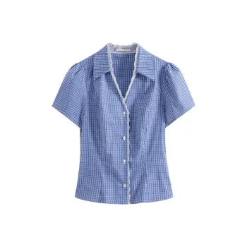 FANSILANEN Shirt Women's Blue White