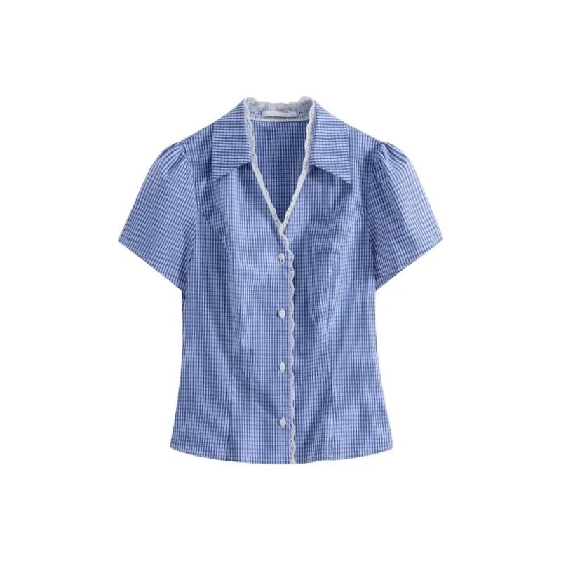 FANSILANEN Shirt Women's Blue White-0