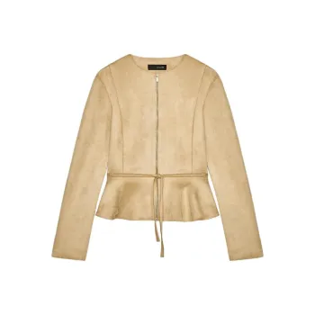 ZARA Jackets & Coats Women's Tan