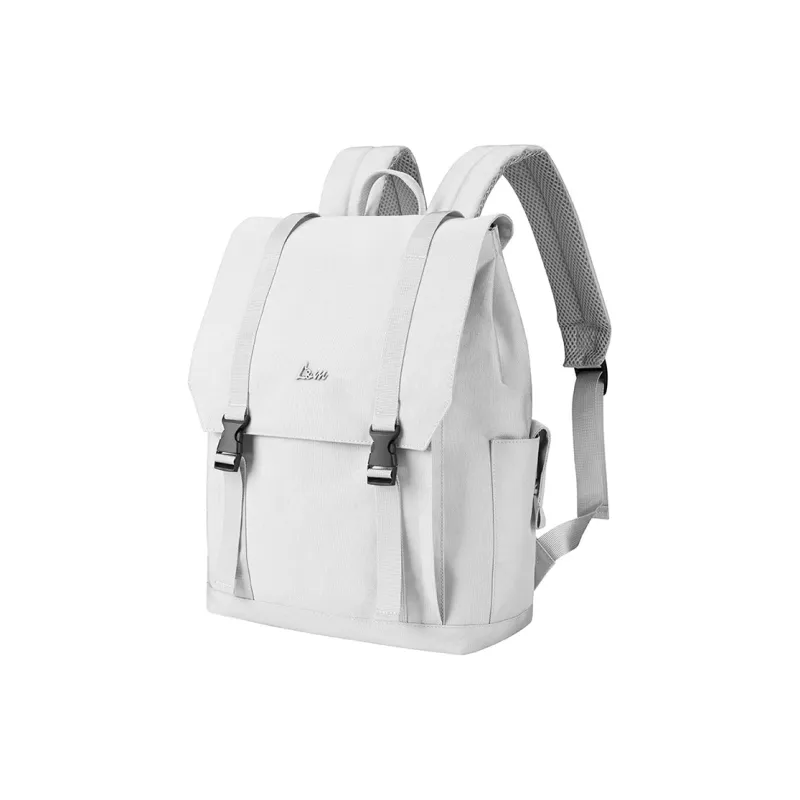 L&M Oxford Spinning, Polyester Backpack Regular Unisex White/Black-1