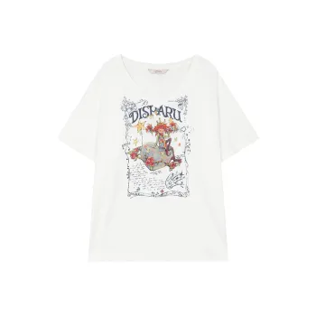 ELF SACK T Shirts Women's Fantasy White