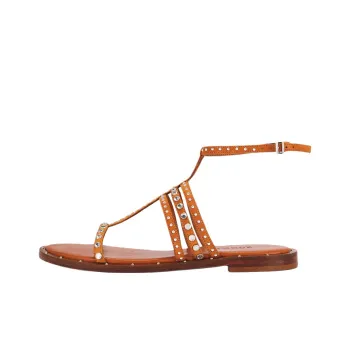 Schutz Lsidora One Strap Sandals Women's Brown