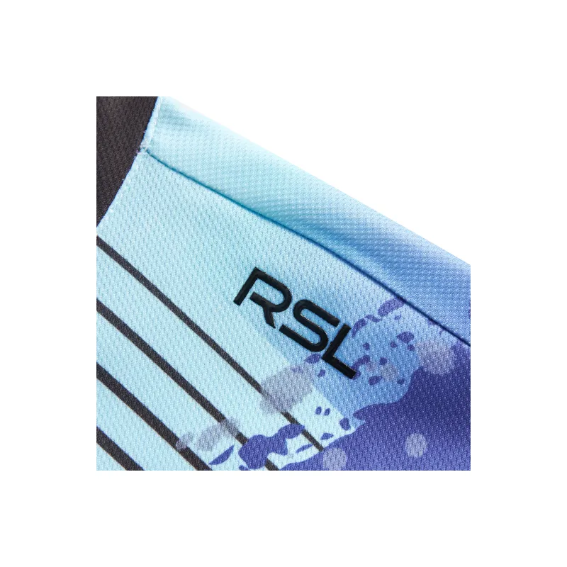 RSL Badminton Jerseys Unisex Black/Blue-4