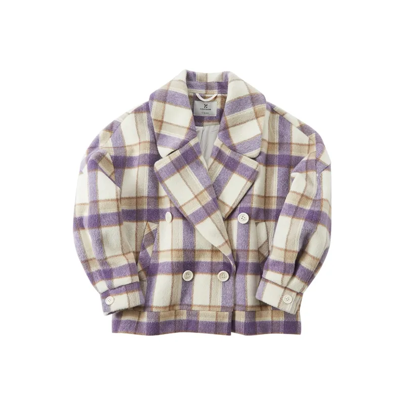 XIANGYING Coats Women's Purple-0