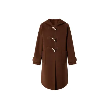 JZ. ANNAKRO Coats Women's Red Coffee