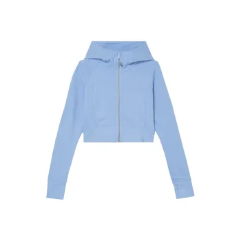 Lululemon Scuba Full Zip Cropped Hoodie Sweatshirt Women's