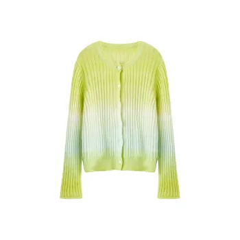XIANGYING Knitwear Women's Fruit Green