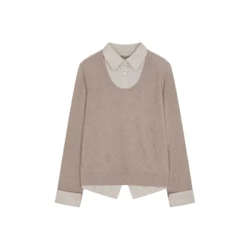 IHIMI Knitwear Women's Light Camel