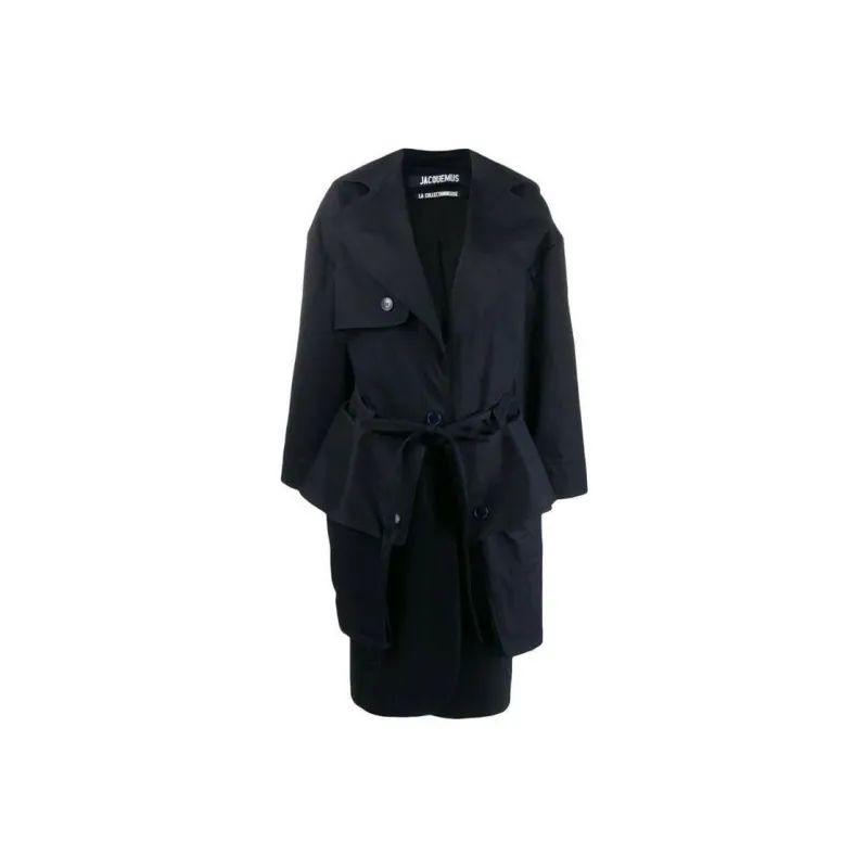 Jacquemus Coats Women's Black-0